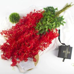 Red Westeria Artificial Flower-image-76