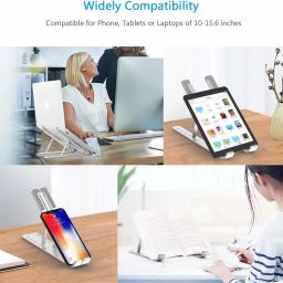 Tormeti Laptop Stand Adjustable Computer Stand Ergonomic Portable Tablet Stand Foldable Laptop Stand image 5