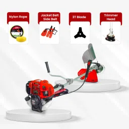 Side Pack Brush Cutter BX-50 | 50cc 4 Stroke Petrol Engine | Crop Trimming Fuel Grass Trimmer-image-71