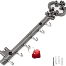 Gun Metal Royal Key Stand & Grey Steel Key Holder-image-7