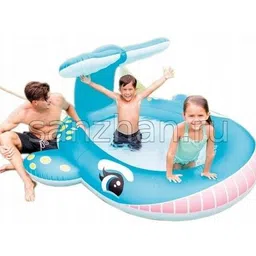 intelligent Spray Big Whale (IND*9512) Mount Fun Inflatable Toy With Free Electric Pump Inflatable Swimming Pool-picture-29