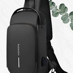 ProArch WomenBuzz Crossbody Massenger Bag Shoulder Strap With with Lock USB Charging Waist bag-image-86