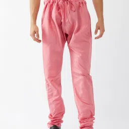 VM Men's Pink Silk Blend Pyjama Men Pyjama-17