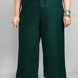 PrettyPlus by Desinoor.com Women Plus Size Hem Design Palazzo-picture-0