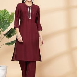 Nayam By Lakshita Regular Kurta with Palazzos-image-62