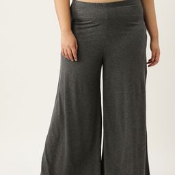 theRebelinme Women Plus Size Knitted Palazzos-image-85