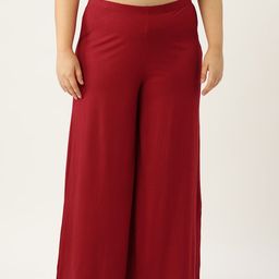 theRebelinme Women Plus Size Wide LegPalazzos-image-98