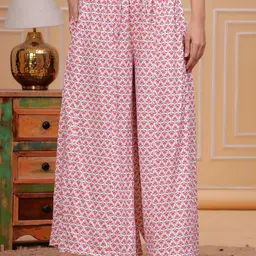 Meeranshi Women Floral Printed Flared Ethnic Palazzos-picture-24