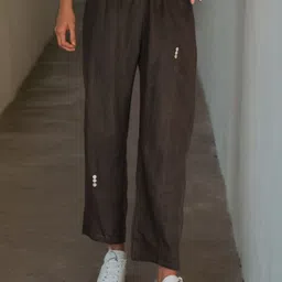 HOUSE OF JAMOTI Linen Regular Trousers-image-95