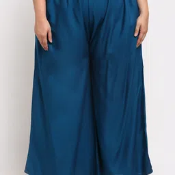 TAG 7 Women Plus Size Mid-Rise Wide Leg Palazzos-image-29