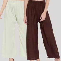Clora Creation Women Pack of 2 Palazzos-image-28