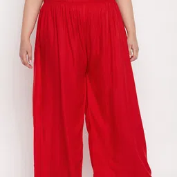 CLORA CREATION PLUS Women Plus Size Wide Leg Palazzos-picture-10
