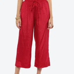 Biba Women Plus Size Printed Cropped Palazzos-picture-11