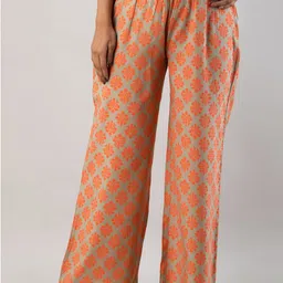 MAUKA Women Ethnic Motifs Printed Palazzos-image-16