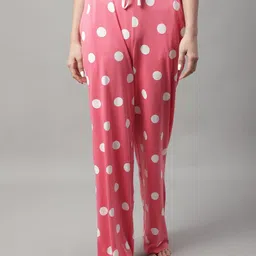 Kanvin Women Printed Straight Lounge Pants-image-70