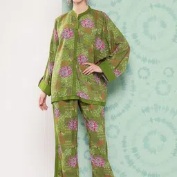 Nayam By Lakshita Women Floral Printed Regular Kurti with Palazzos-picture-17
