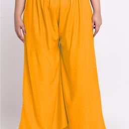 Trend Level Women Mid Rise Flared Palazzos-image-79