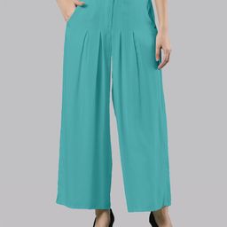 Femmora Women Flared Palazzos-image-30