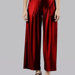 Femmora Women Flared Palazzos-image-13