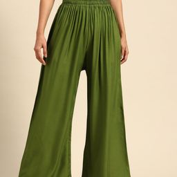 TAG 7 Women Flared Regular Palazzos-picture-48