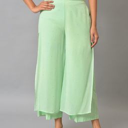 AURELIA Women Chambray Palazzos-image-22