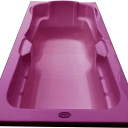 Elegant 6 Feet Rectangular Acrylic Fixed Bathtub - Magenta Alcove Bathtub-image-45