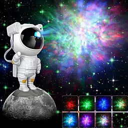 Astronaut Galaxy Projector – 360° Starry Nebula Light with Remote & Timer Night Lamp-18