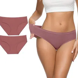 BODYMIST Pack of 3 Assorted Briefs Hipsters Panties VAN Number LYCRA 777 S-image-57