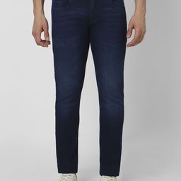 Peter England Men Skinny Fit Clean Look Light Fade Stretchable Jeans-image-54