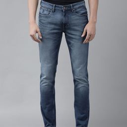 U.S. Polo Assn. Denim Co. Men Blue Slim Fit Heavy Fade Stretchable Jeans-picture-13