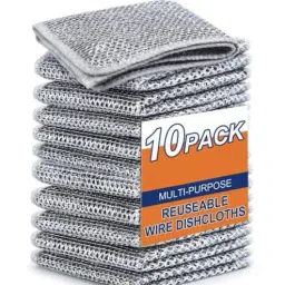 5 needs (Pack of 10) Reusable Wire Dishwashing Scrub-picture-34