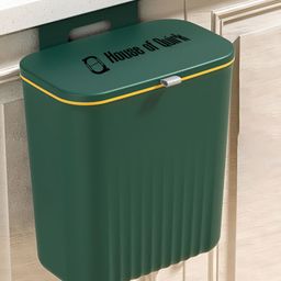 HOUSE OF QUIRK Green Double-Sided Open Design Cabinet Door Hanging Wall Swinging Bin-picture-9