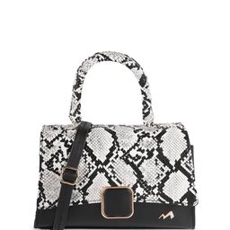 Metro Textured PU Structured Satchel with Tasselled image 2