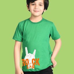 NUSYL Boys Graphic Printed Round Neck Cotton Oversized T-shirt-image-71