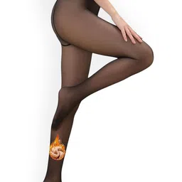 Sizi High-Waist Stretchable Thermal Winter Dual Tone Stocking-image-83