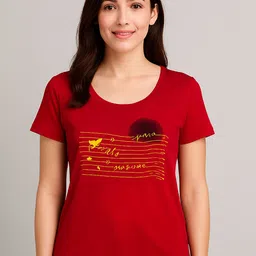 SANDPIPER Printed Round Neck T-shirt-picture-18