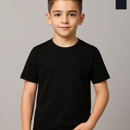 FBAR Boys Pack of 2 Solid Round Neck Pure Cotton T-shirts-picture-31