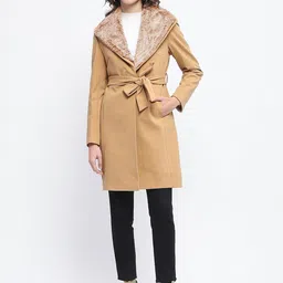 Madame Women Single-Breasted Longline Overcoat-picture-56