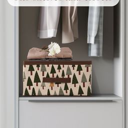 Kuber Industries Cream-Coloured 3 Pieces Printed Multi-Utility Organisers-15