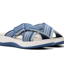 Clarks Striped Wedge Pumps with Tassels-picture-13