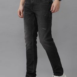 Voi Jeans Men Tracked Skinny Fit Low Distress Stretchable Jeans-image-53