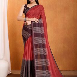 Mantrotsav Women Striped Zari Art Silk Saree-32
