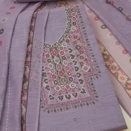 Soch Printed Linen Unstitched Dress Material-image-92