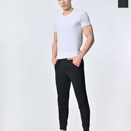 BAESD Men Pack Of 2Cotton Regular Fit Mid-Rise Joggers-picture-3