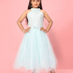 HERE&NOW Girls Fit & Flare Midi Dress-image-8