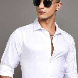 HIGHLANDER Men Slim Fit Opaque Casual Shirt-image-66