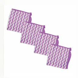 HOUSSE 4-Pcs Lavender 350 GSM Ultra Absorbent Super Soft Quick Dry Face Towels-image-102