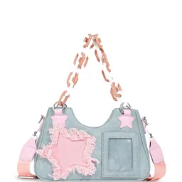 StyleCast x Revolte Women Solid Structured Satchel Bag-2