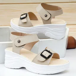 K Footlance Women Open Toe Wedge Heel Sandals-picture-50