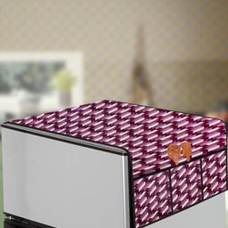 The Furnishing Tree Violet Plastic Refrigerator Cover-image-80
